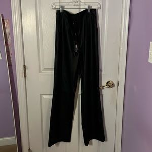 Leather wide leg pants - NEVER WORN. Tags still attached. Originally $71